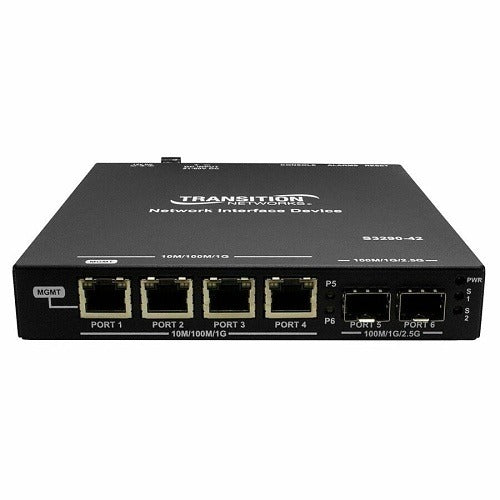 LANTRONIX Transition Networks S3290-42-SA Nid 4xtp 2xsfp Bundle