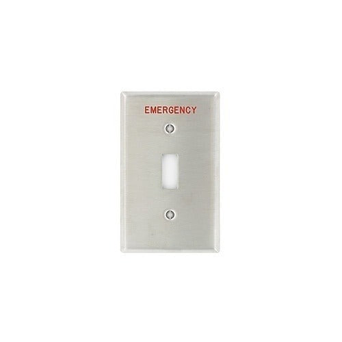LEVITON Leviton Telcom 84001-E40 Engraved Emergency Wallplate