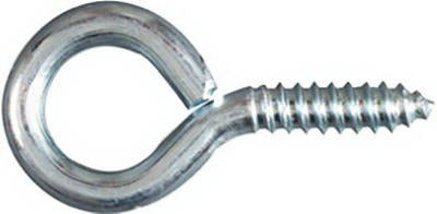 NATIONAL HARDWARE National Mfg N119-131 Large Screw Eye Zinc Plated 12 Pack