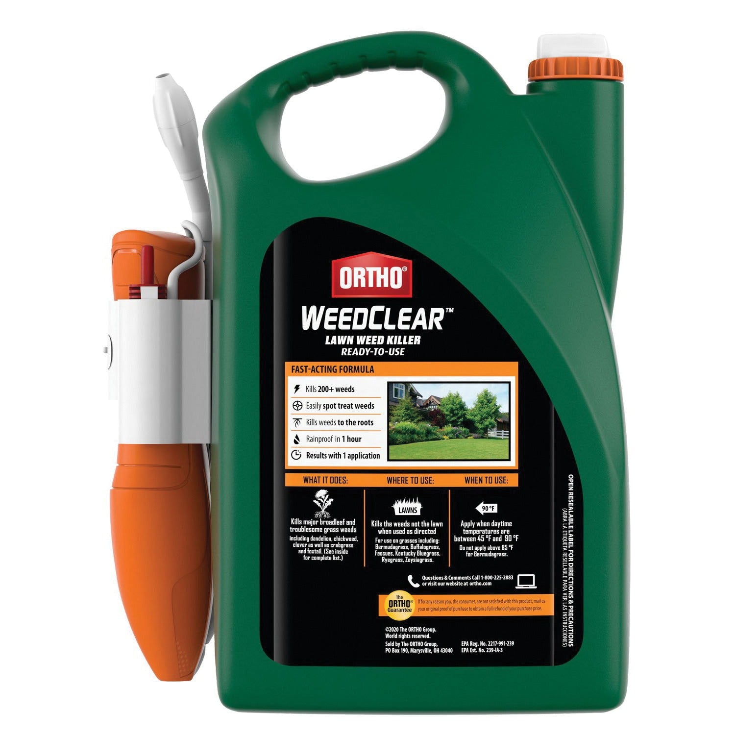 ORTHO Ortho 0446505 WeedClear Ready-to-Use Lawn Weed Killer 1.1 gal Jug