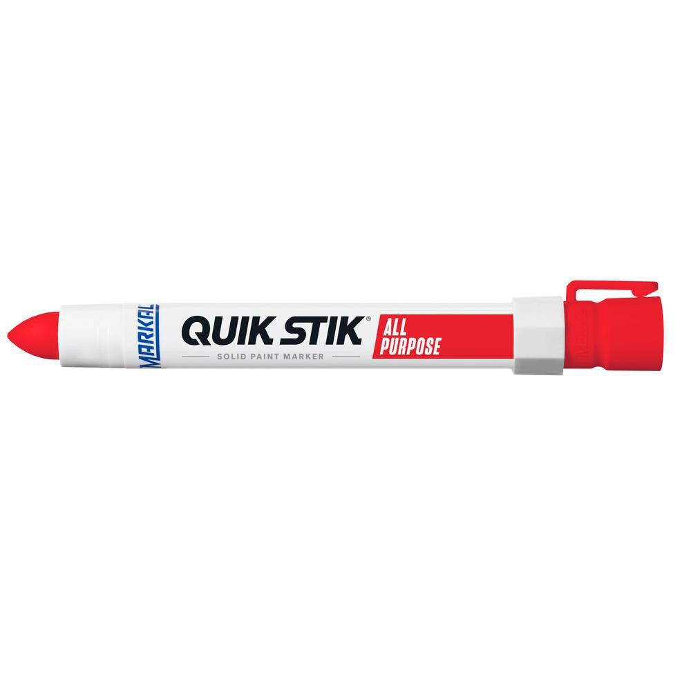 MILWAUKEE Markal 61049 Solid Paint Marker Bullet Tip Red