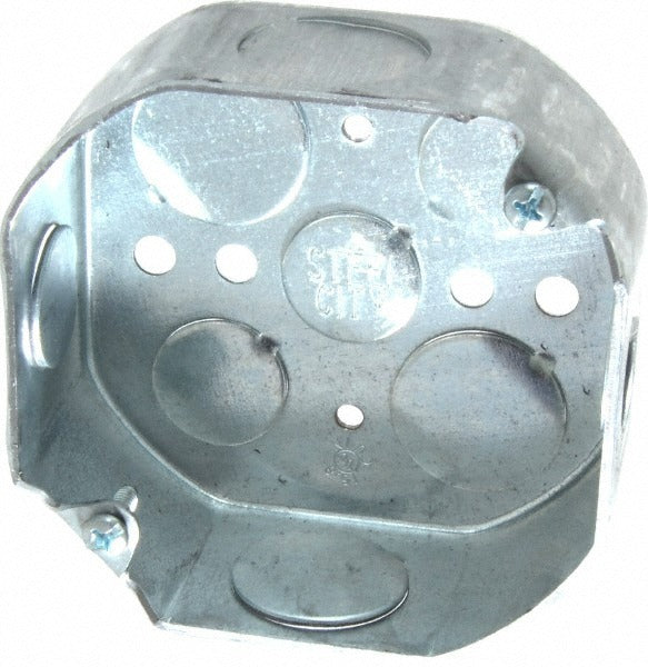THOMAS & BETTS Thomas Betts 54151-1/2 3/4 Octagon Ceiling Box 4in