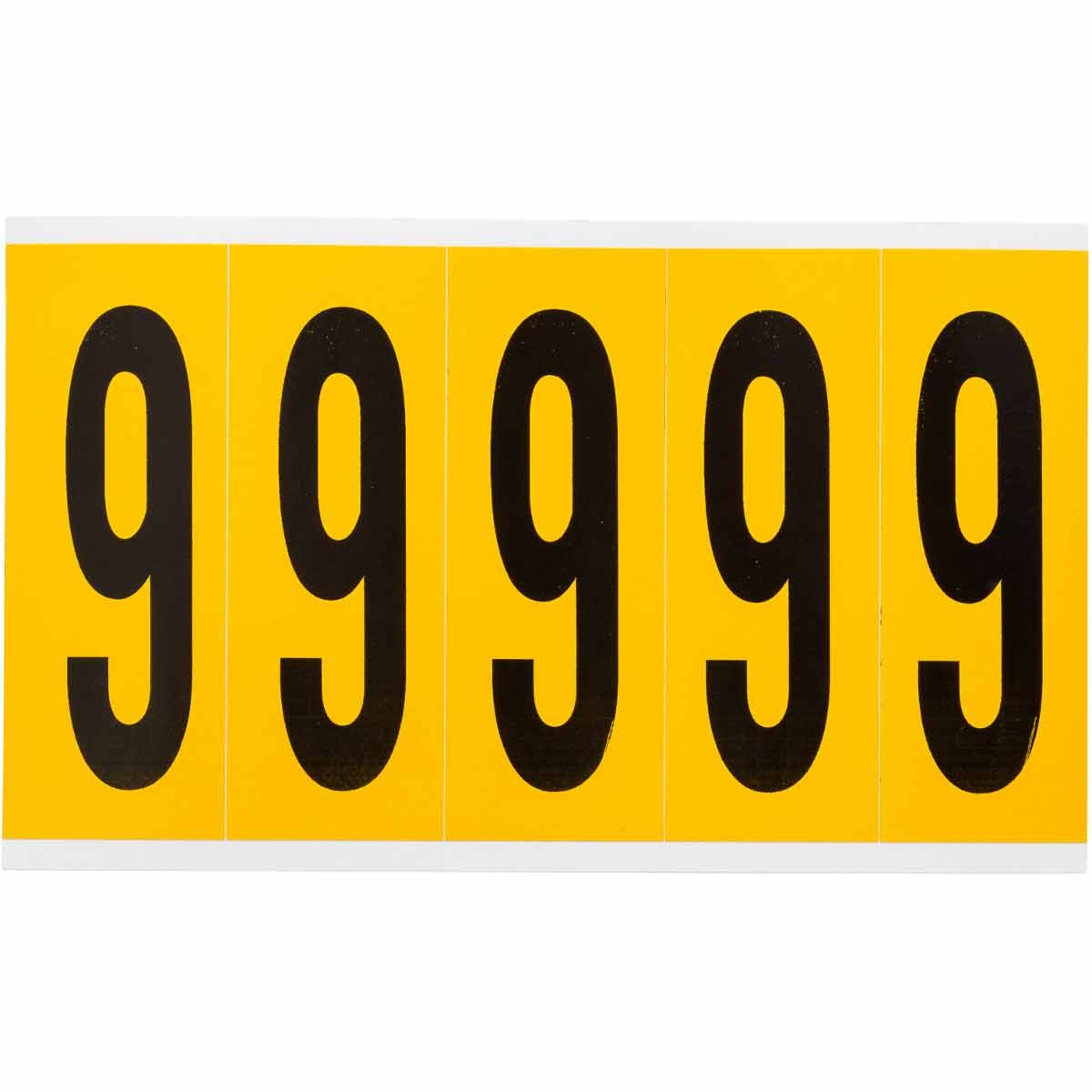 BRADY Brady 1560-9 Number Label 3.875 in (5/Pack)
