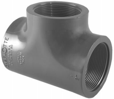 CHARLOTTE PIPE Charlotte Pipe Pvc 08402 1200HA Sch 80 Tee 3/4 in Fpt
