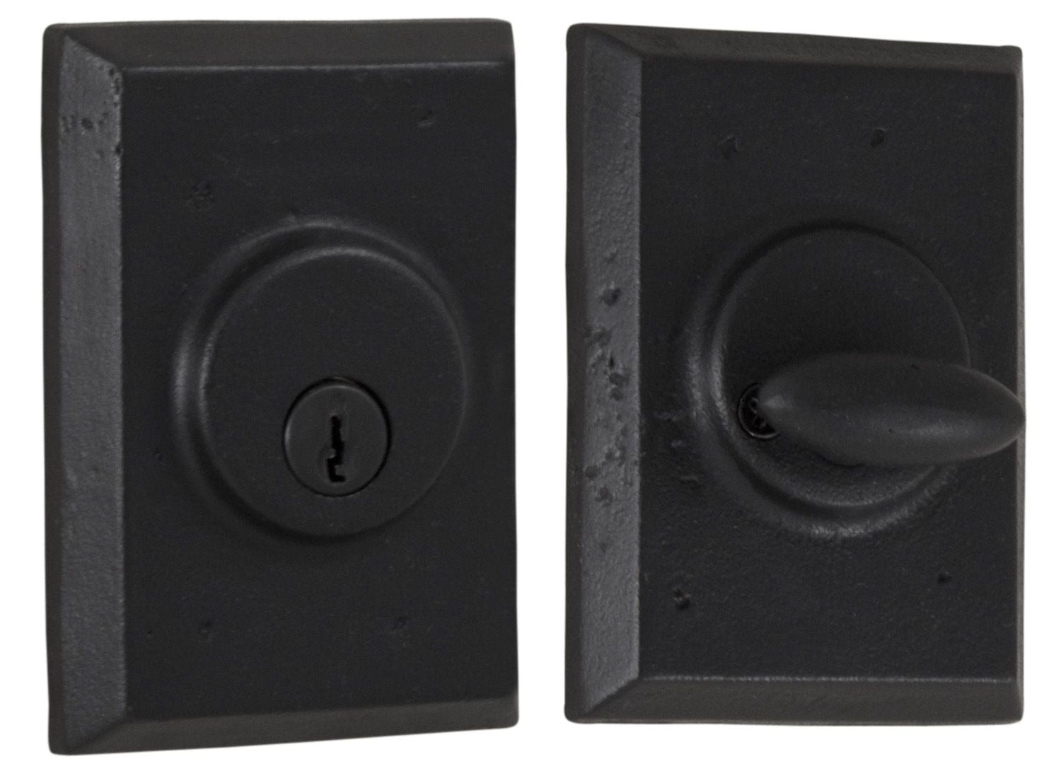 WESLOCK Weslock 07971-2-2SL23 Square Single Cylinder Deadbolt Black