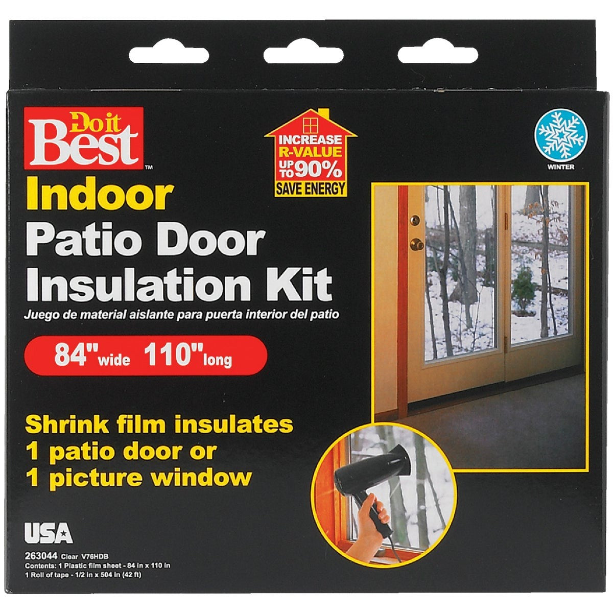 BSC PREFERRED Bsc Preferred V76HDB Patio Door Shrink Film Kit