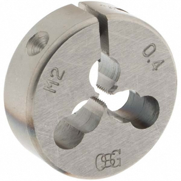 OSG Osg 46011 Round Threading Die M2x0.4 20mm Od Hss