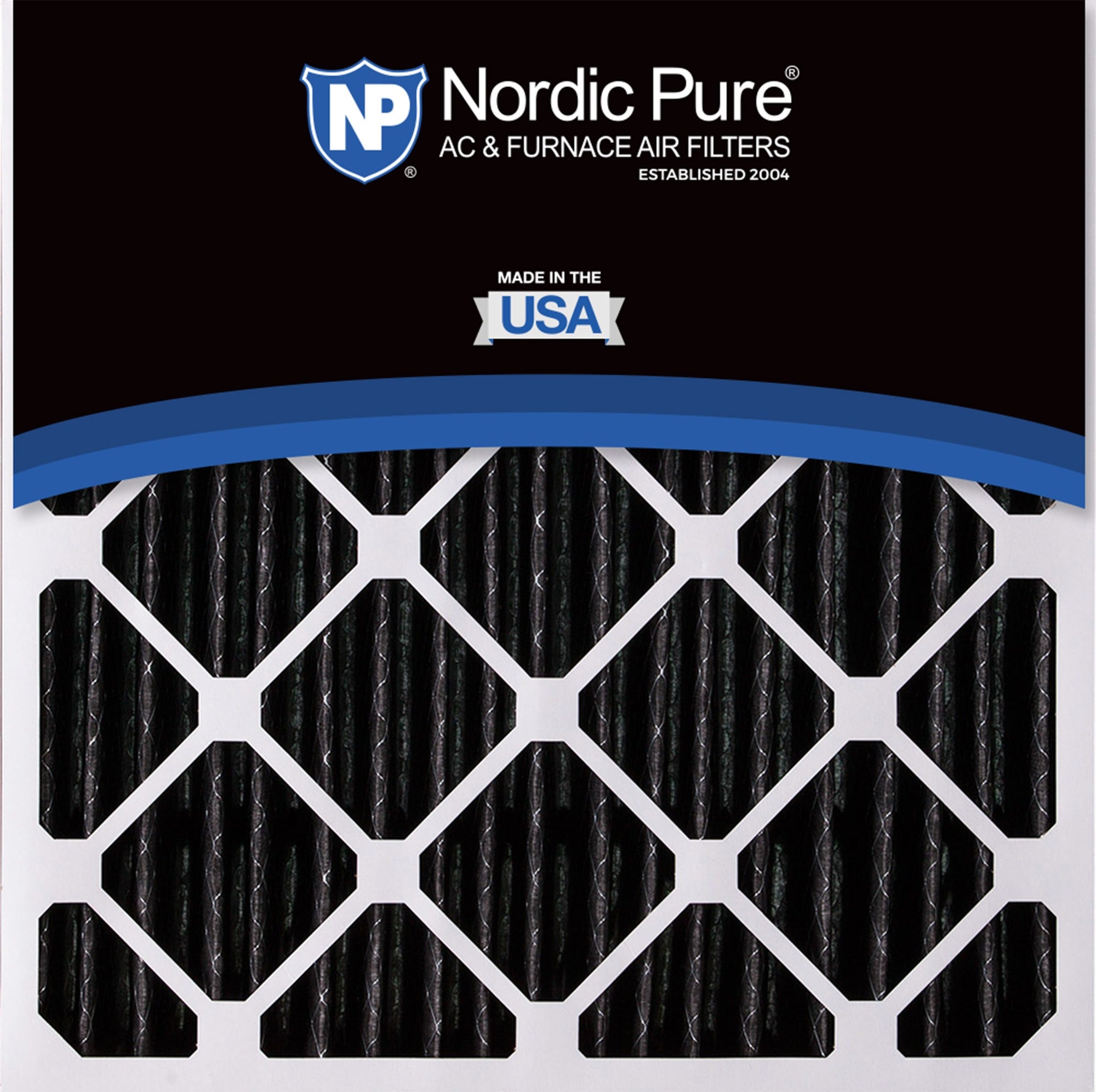 NORDIC PURE Nordic Pure 20x20x5HPM10C-2 Merv 10 Furnace Filter 2 Pack