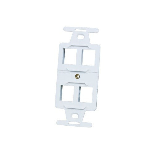 ORTRONICS Ortronics KS106S4-88 106 Frame Keystone Faceplate 4 Port