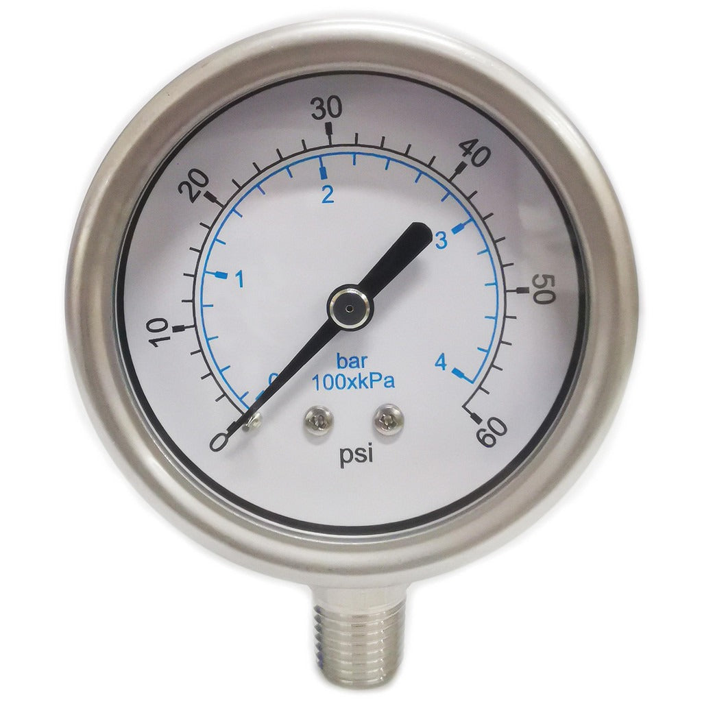 VALUE COLLECTION Value Collection 116AL25060D Pressure Gauge 60 Psi