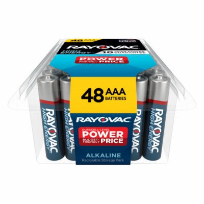 RAYOVAC Rayovac 824-48PPK Aaa Alkaline Battery 48 Pack