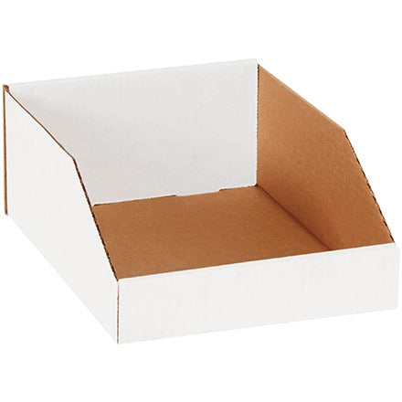 BSC PREFERRED Bsc Preferred BINMT912 White Corrugated Bins 50 Pack
