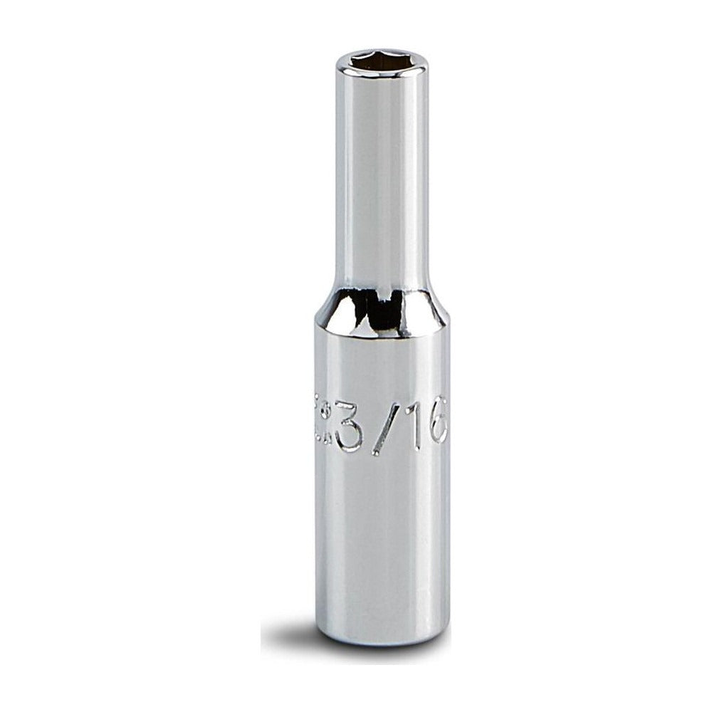 PROTO Proto J4706L Deep Hand Socket 3/16 in 6-point 1/4 in Drive