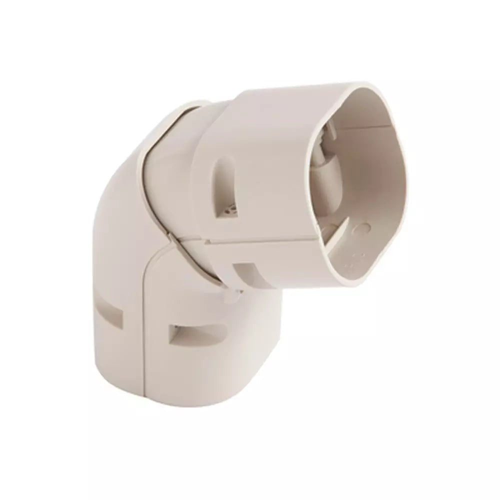 MITSUBISHI ELECTRIC Mitsubishi Electric NZ-75 Line-Hide Universal Elbow Vertical (2-11/16 x 3-3/8 x 4-13/16, 45-90 deg)