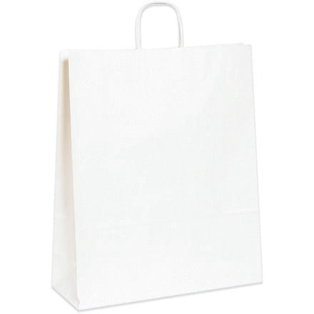 BSC PREFERRED Bsc Preferred BGS110W White Paper Shopping Bags 200/CS
