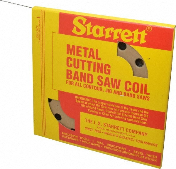 STARRETT Starrett 10005 Band Saw Blade Coil 1/8 in 18 Tpi Carbon Steel