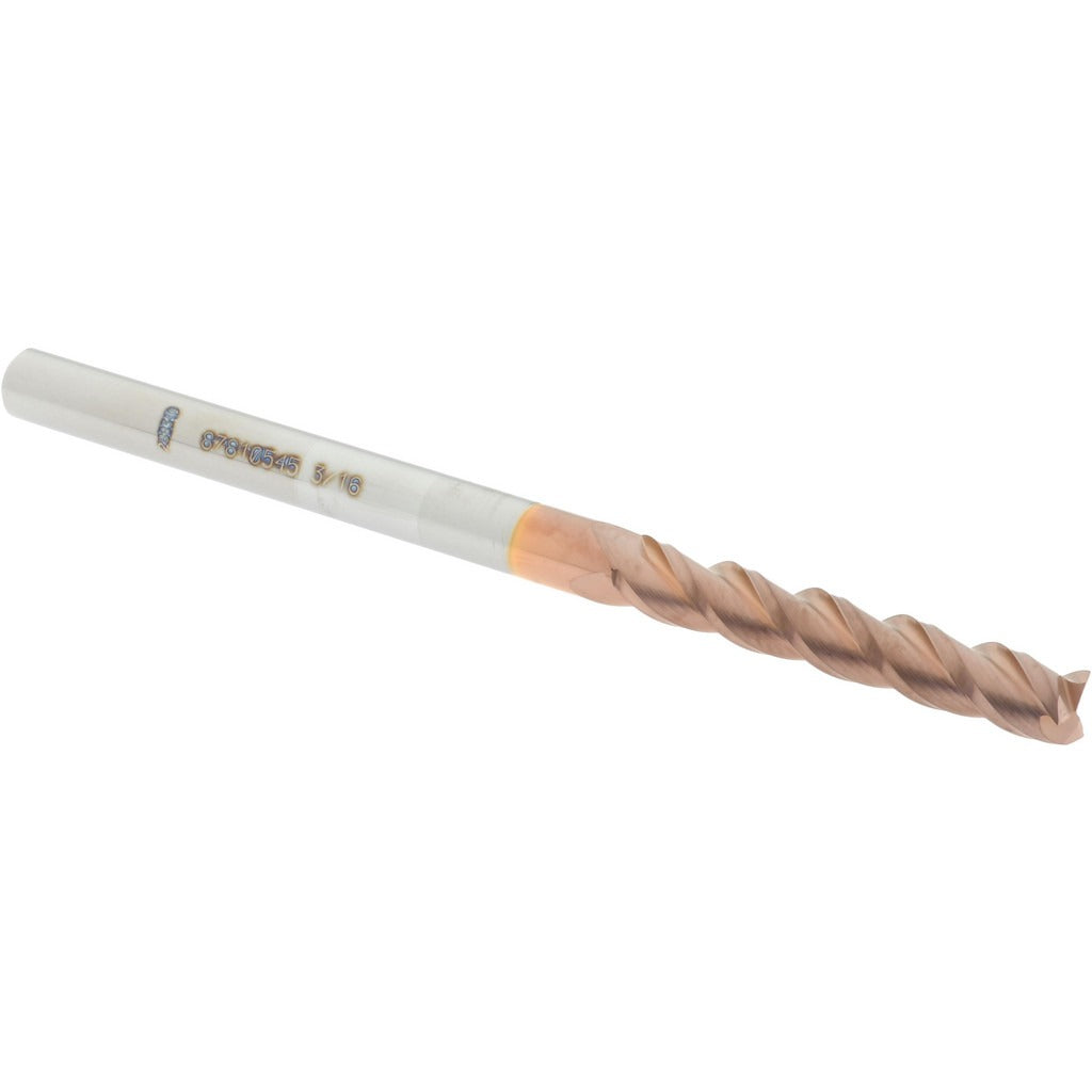 ACCUPRO Accupro 12182239 Square End Mill 3/16 in 3 Flute Carbide