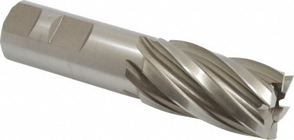 HERTEL Hertel E1032903 Square End Mill 1-1/8 in 6 Flute Hss