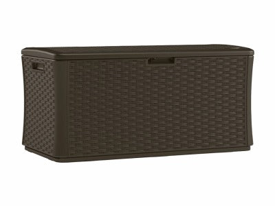 SUNCAST Suncast Corp BMDB134004 Deck Box 134 Gallon Java