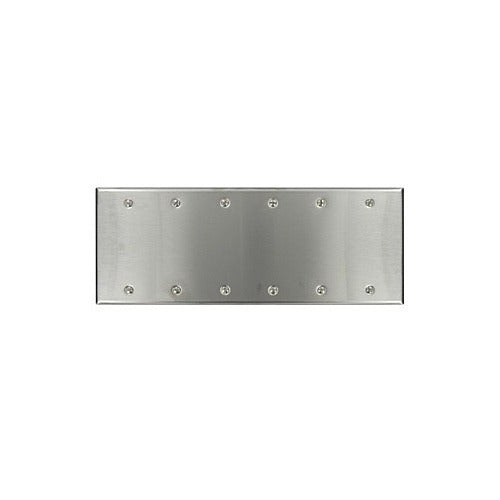 LEVITON Leviton Telcom 84066-40 6 Gang Blank Faceplate