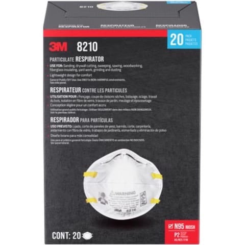3M 3M 8210P20-DC N95 Particulate Respirator 20-Pack
