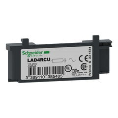 Schneider Electric LAD4RCU Square D RC Circuit Type Suppressor Module 110 to 240 VAC