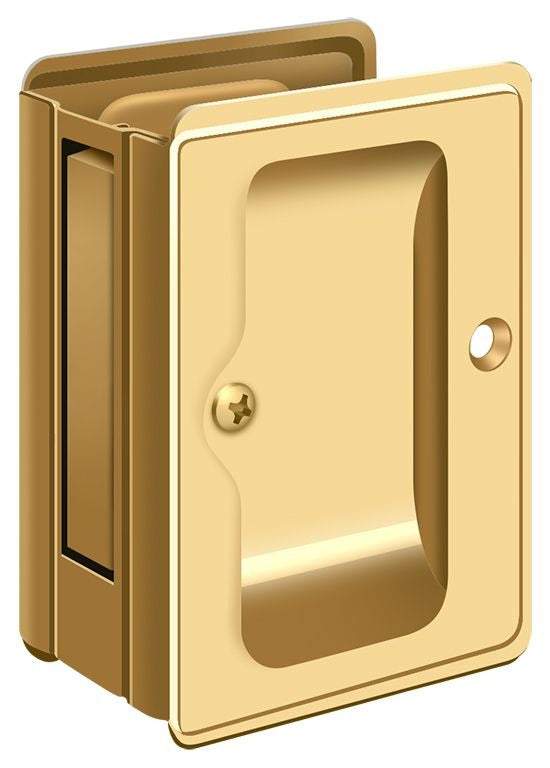 DELTANA Deltana SDPA325CR003 Pocket Door Lock Passage Brass