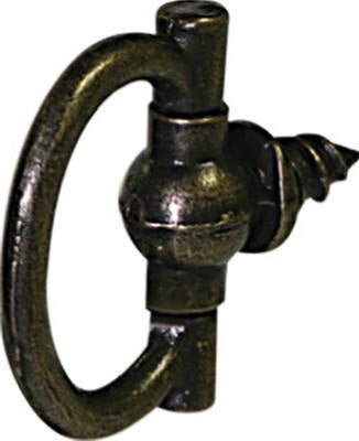 HILLMAN Hillman Fasteners 122226 Decorative Screw Ring 5/8 in Antique Brass