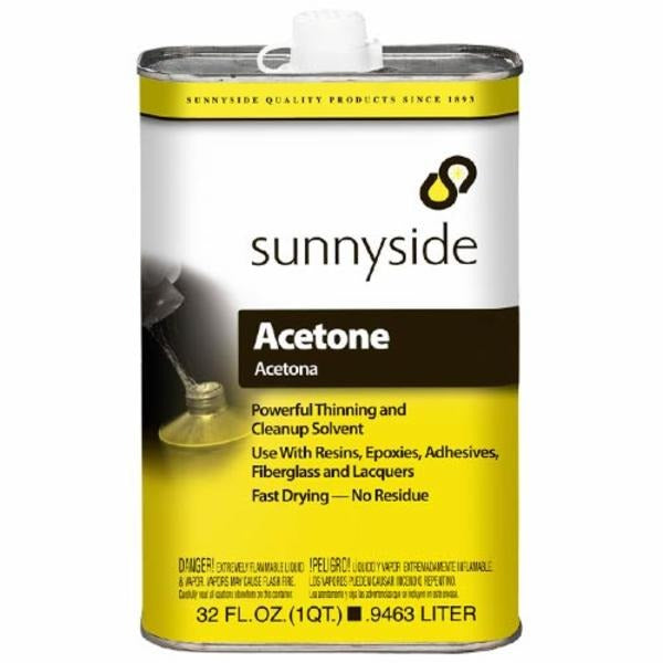 SUNNYSIDE Sunnyside 84032 Acetone Cleanup Solvent 1 qt