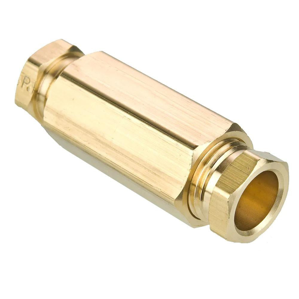 PARKER Parker 62HD-4 Compression Tube Union Brass 2100 Psi
