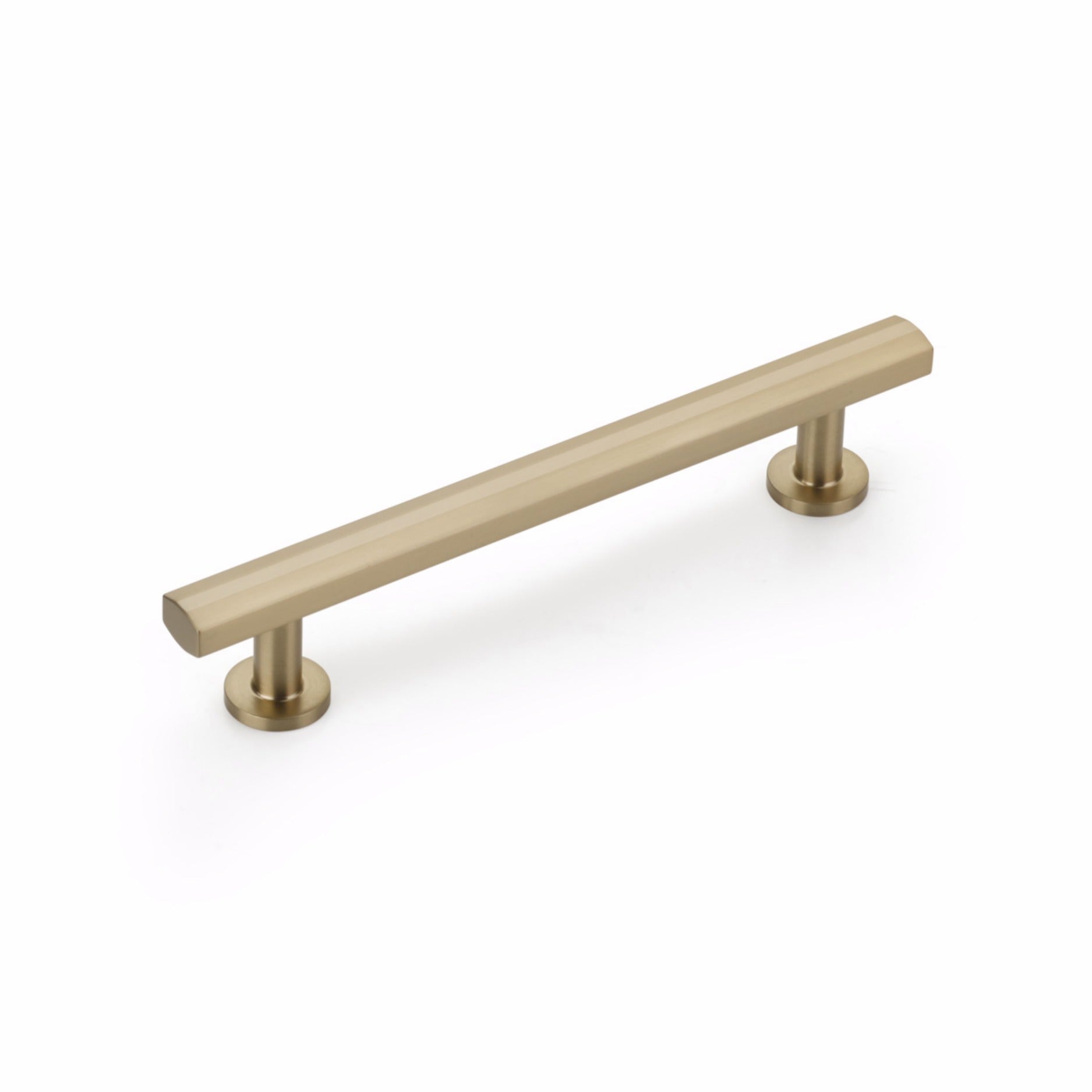 SCHAUB Schaub 561-SSB Cabinet Pull 5 in Center Heathrow Satin Brass
