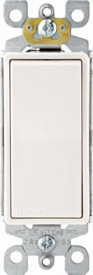 LEVITON Leviton RA2-05601-2AW Antimicrobial Rocker Switch 15A