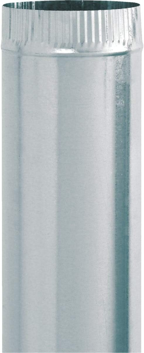 IMPERIAL Imperial GV0406 Galvanized Steel Furnace Pipe (8 in Dia x 24 in L)