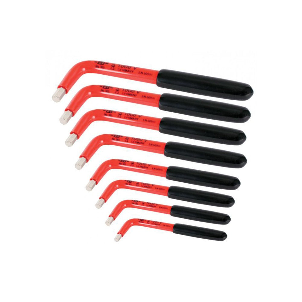 WIHA Wiha 13690 Insulated L-key Hex Set 8 Pc 1/8-1/2 in