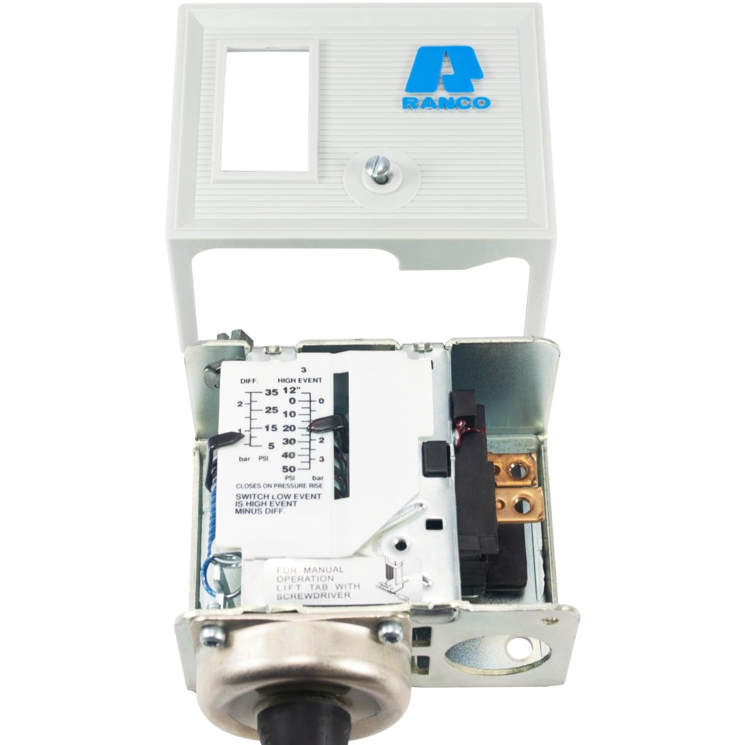 RANCO Ranco O10-1402 Single Low Pressure Control (36 in Capillary/1/4 in Flare Nut)