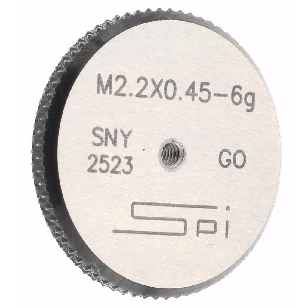 SPIROTHERM Spi 34-461-4 Threaded Ring Gage M2.2 X 0.45 Class 6G Go