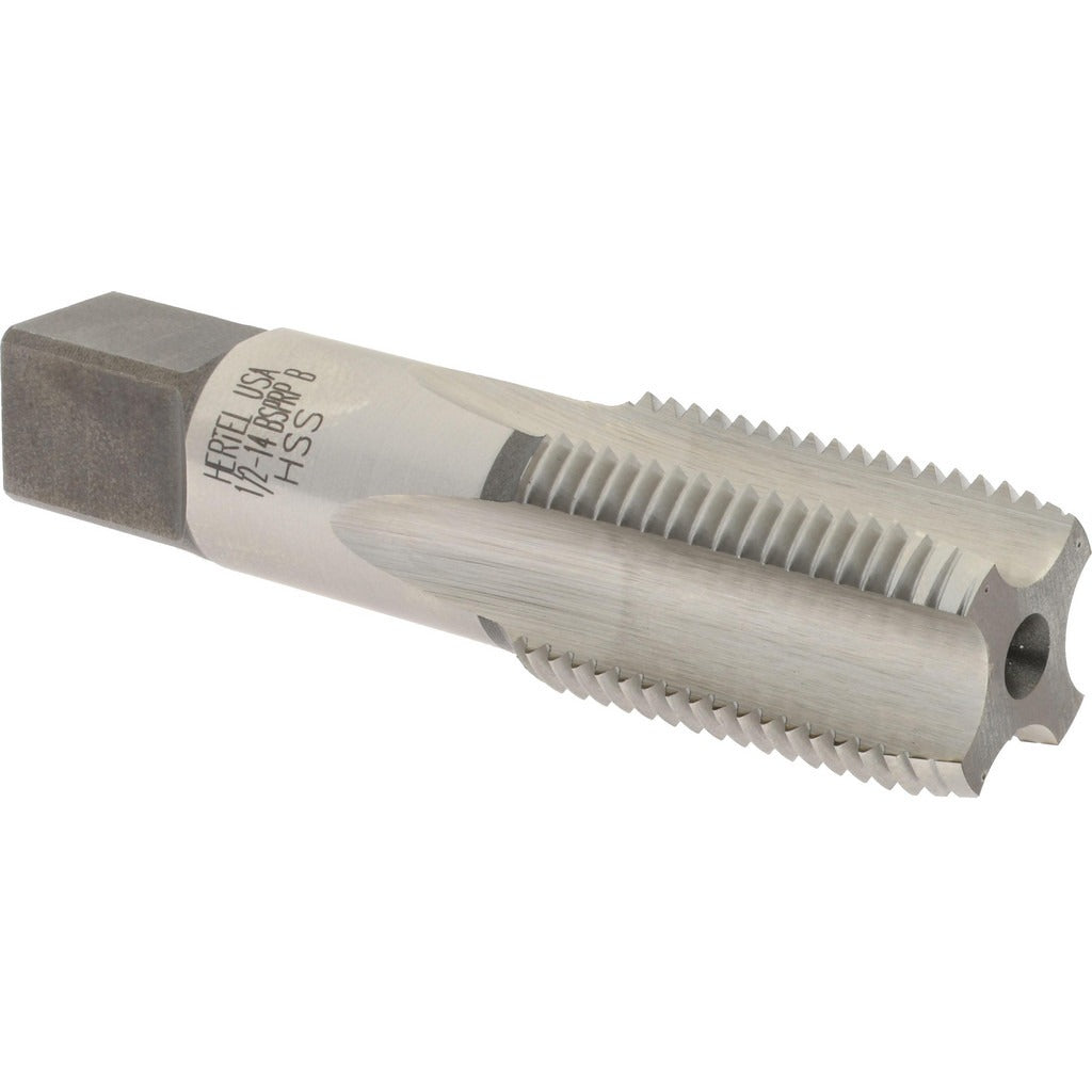HERTEL Hertel R867363-S 1/2-14 Rp Bsprp Pipe Tap Bottoming 4 Flute Hss