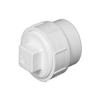 CHARLOTTE PIPE Charlotte Pipe PVC 00105X 0800HA Schedule 40 DWV cleanout with plug 2-in