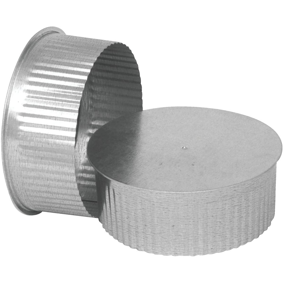IMPERIAL Imperial GV0735 6 Inch 30 Gauge Galvanized Duct Tee Plug