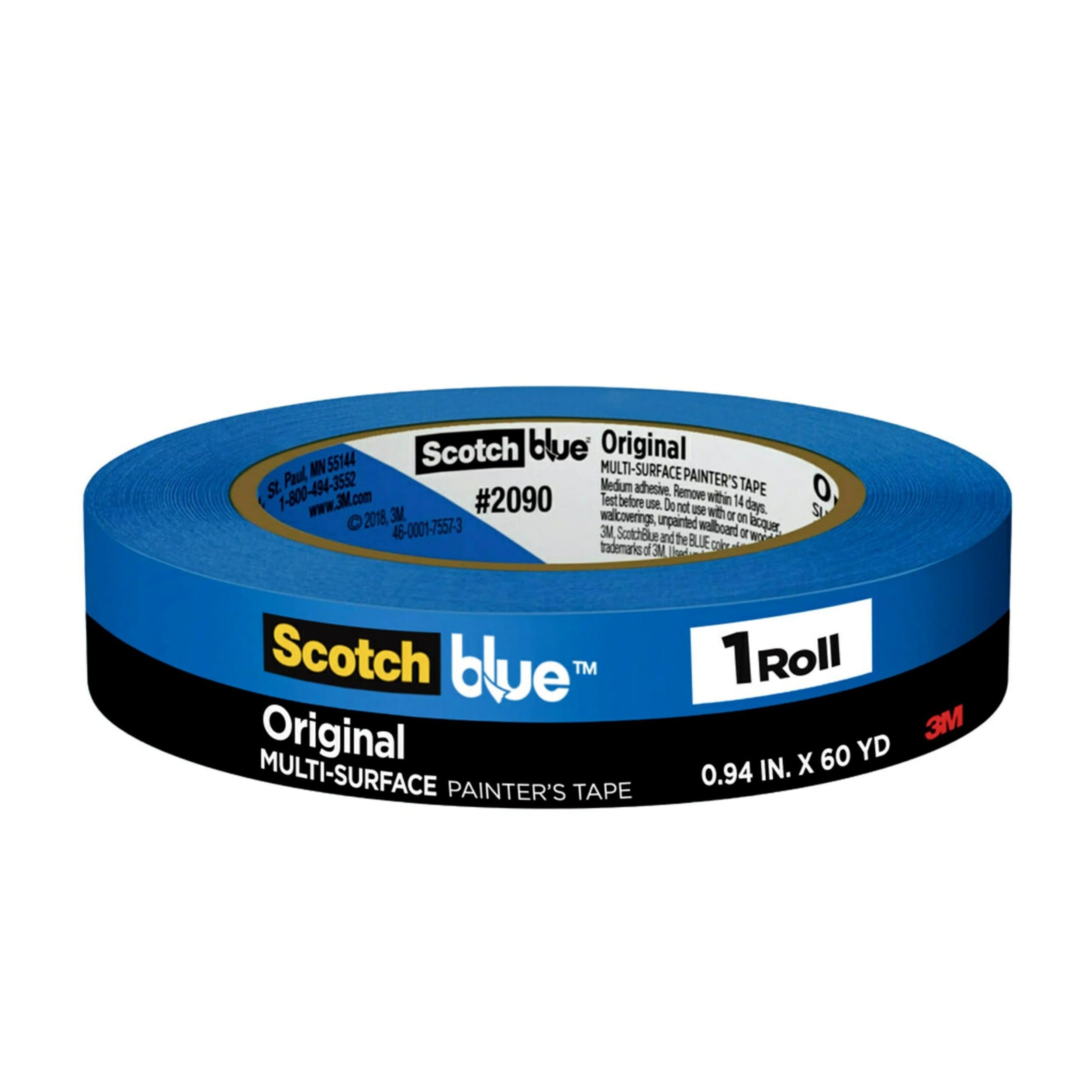 3M 3M 7100185006 Scotch Delicate Surface Painter's Tape 0.94 in x 60 yd (24 rolls case)