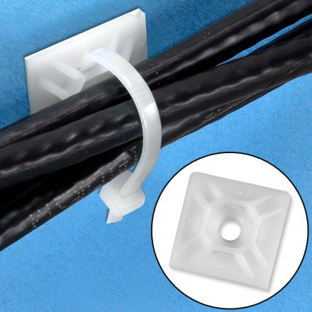 BSC PREFERRED Bsc Preferred CTM11N Adhesive Cable Mount 100 Per Case