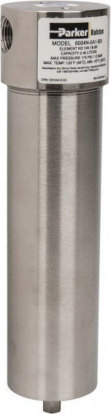 PARKER Parker 6004N-0A1-BX Sterile Air Filter 0.01 Micron 1/2 Npt