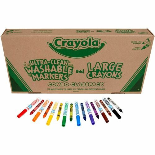 CRAYOLA Crayola CYO523348 Crayon Marker Combo Classpack 256 Count