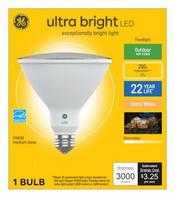 GE G E Lighting 37667 PAR38 Led Flood Light 32W 2700K