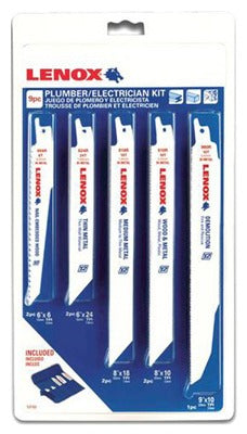 LENOX American Saw Mfg Co 1498110RKPE Recip Saw Blade Kit 8pc