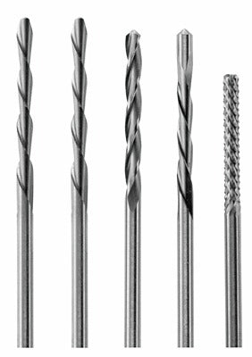 BOSCH Rotozip RZ-BITSET1 5-piece Rotary Bit Set Drywall Wood Tile