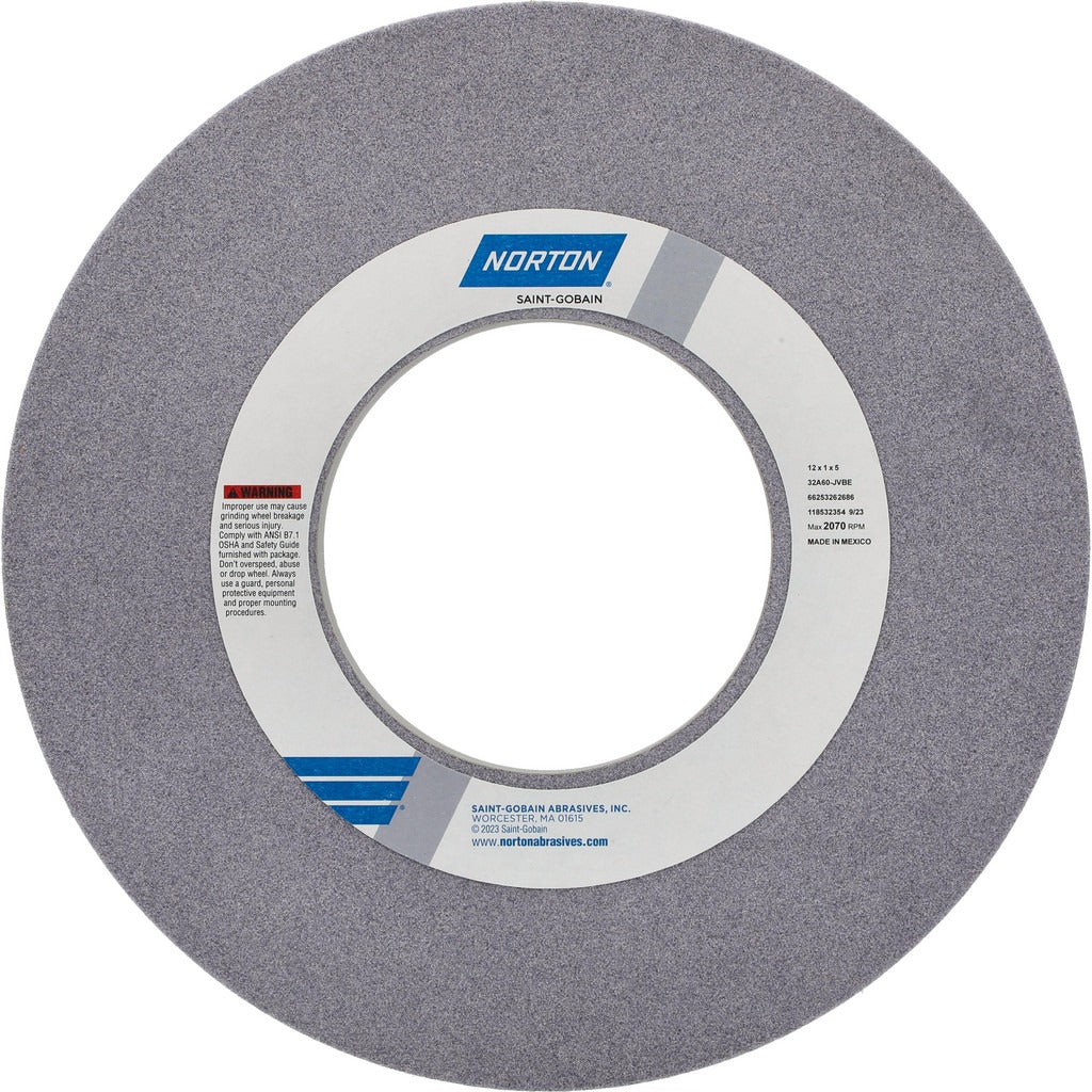 NORTON Norton 66253262686 Surface Grinding Wheel 12in 60 Grit