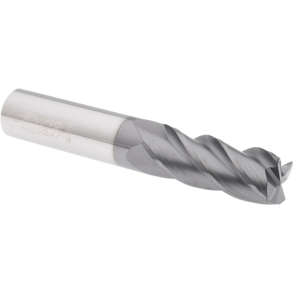 ACCUPRO Accupro 310303 Corner Radius End Mill 1/2 in 4 Flute