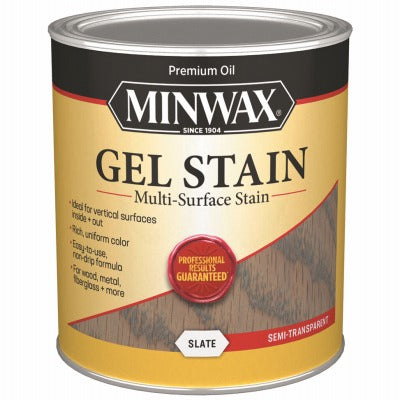 MINWAX Minwax Company the 616120444 Slate Gel Stain Quart