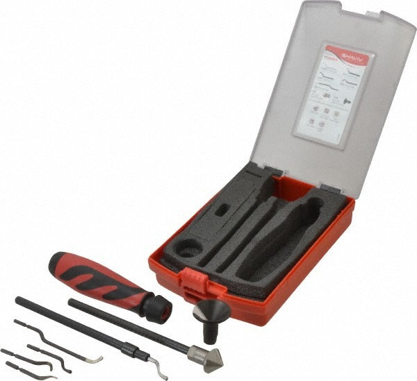 SHAVIV Shaviv 154-00033 Hand Deburring Tool Set 11 Pc Hss
